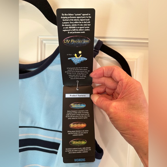 NEW BALANCE sports vintage tank top - Picture 3 of 4